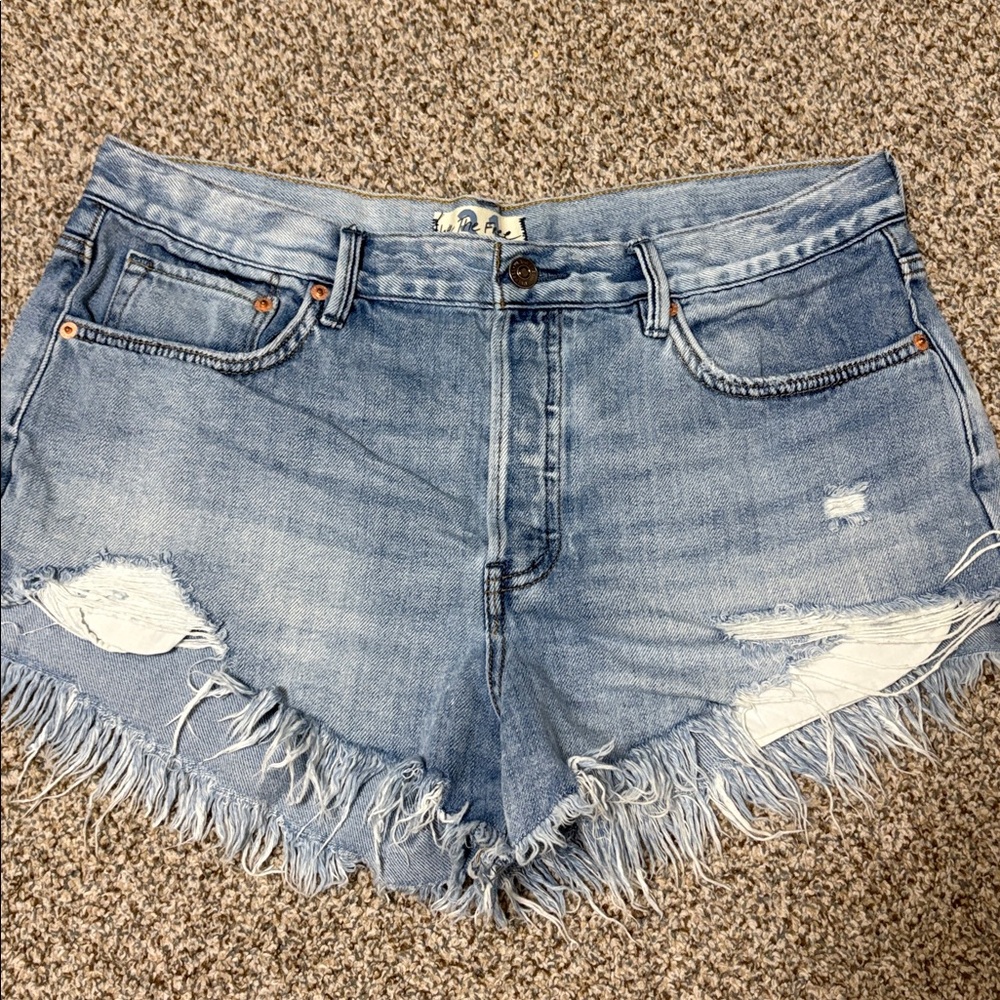 Free People Denim Cutoff Shorts